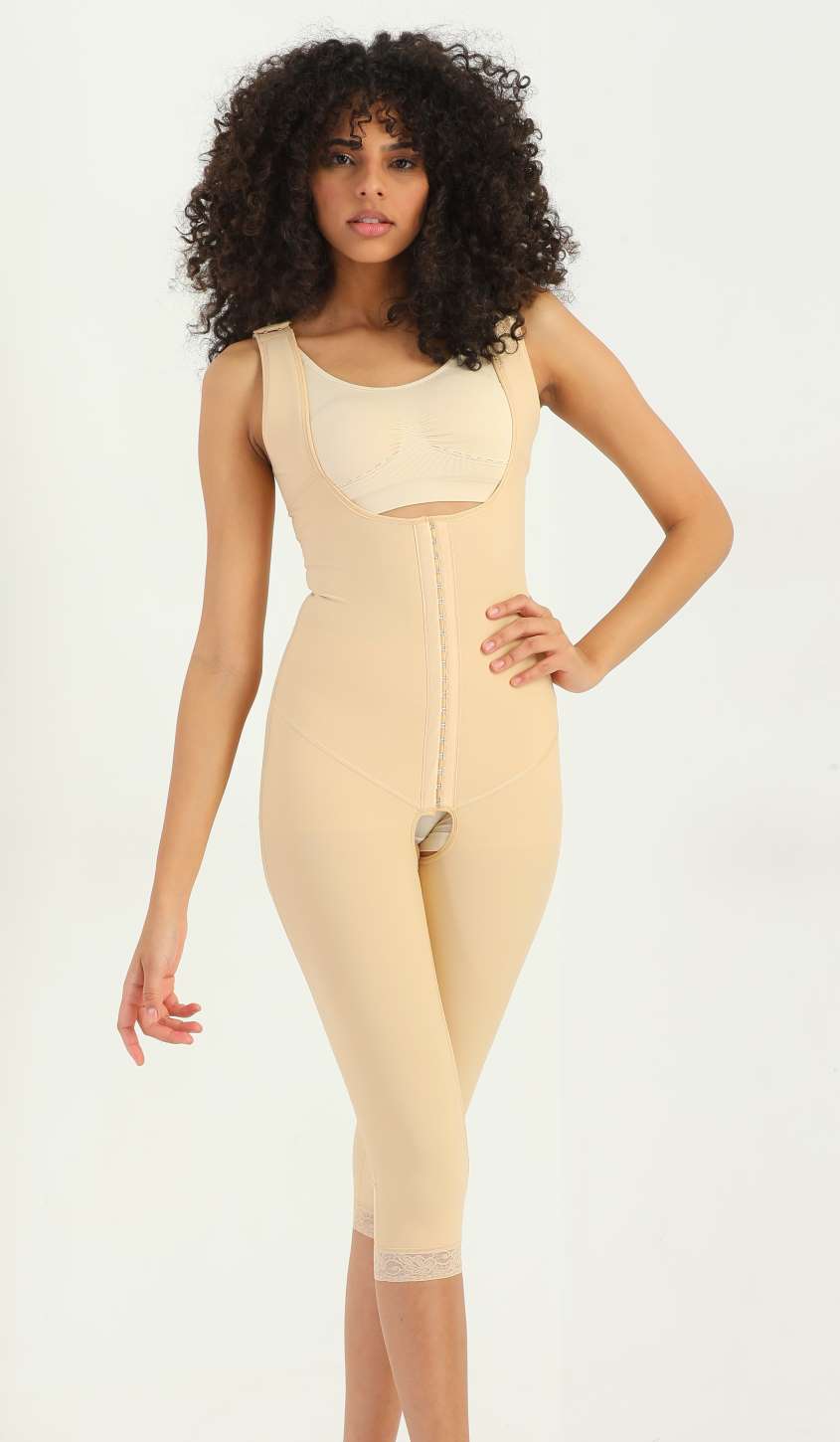 POST-SURGICAL COMPRESSION GARMENT FOR BBL FAT TRANSFER SLEEVELESS (BELOW THE KNEE)